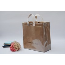 제이콥홀릭 남녀공용 투명 방수 pvc백 종이가방 토트백 쇼퍼백 쇼핑백