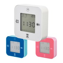 이케아 KLOCKIS 클로키스 타이머 다기능 시계 온도계 알람, 화이트