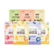 [루솔] 자연그대로 동결건조 과일칩 7종 10팩 골고루세트, 필수선택:블루베리칩10팩