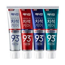 치석형성억제 개운한 치약 3P 세트 입냄새제거치약 구강케어 구취케어, 1개, 화이트 치석케어 화이트치약3개