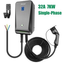 전기차충전 EV 충전기 1A 3 상 전기 자동차 충전 스테이션 EVSE 월박스 타입 2 케이블 IEC 212 아우디 메르세데스벤츠, Style2 32A1Phase7KW, CHINA, Type2
