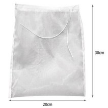 20x30cm 너트 우유 가방 재사용 가능한 아몬드 우유 가방 여과기 파인 메쉬 나일론 치즈 천 콜드 브루 커피 필터, 메쉬 번호 200