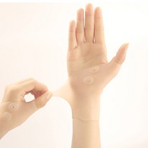 실리콘 엄지손가락 손목 보호대 자석 (고급형), 2P
