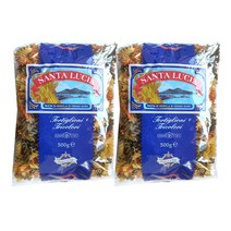 동남상사 산타루치아 토티글리오니 트리칼라리 500g x 2개 (이탈리아/스파게티/스파게티면/파스타/파스타면/이태리/이태리음식/식자재/레스토랑/면류 추천), 1개