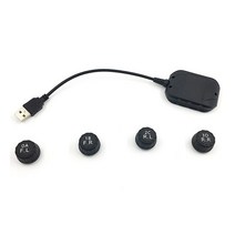 tpms 타이어 공기압 센서 USB 안드로이드 TPMS 압력 모니터링 시스템 디스플레이 경보 5V 내부 내비게이션 자동차 라디오 4, 네비게이션 DVD 업그레이드