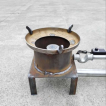 폐유스토브 폐유난로 난방 폐오일 난로 풍력팬 강력햐, 외부22cm 내부16cm 사이즈 난로와 송풍기