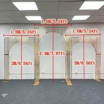 케이크스탠드 3단 2단 트레이 디저트 반짝이는 골드 웨딩 아치 인공 꽃 디스플레이 스탠드 파티 무대 환영 통로 문짝 배경 생일 풍선 랙 3 개295806, Style C Shiny Gold
