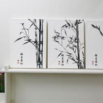 캔버스천데코사각액자33.4×24.2_대나무그림_홈갤러리액자, 2.이미지