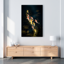 [집들이 선물 추천] 돈들어오는 풍수 그림 현관 거실벽인테리어 황금잉어 물고기 구어도 동물 액자 캔버스아트 개업선물, 재물 구어도