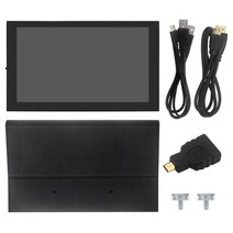 7 인치 라즈베리 파이 4 터치 스크린 1024x600 IPS LCD 케이스 포함 피질 쉘 미니 모니터 3B 데스크탑 윈도우용, [01] CTP-CASE