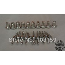 플라즈마 절단기 20pcs LG-40 절단 소모품 확장 니켈 도금 절단-40 PT-31, 없음