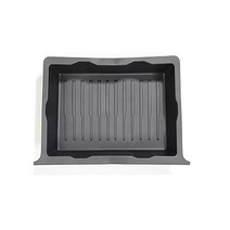 테슬라블랙박스테슬라 모델 Y -2023 용 블랙 자동차 언더 시트 보관함 서랍 타입 TPE 1 개 2 개, 02 1Pcs