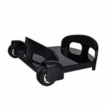 브랜드없음 [아하핸디카트] 탈부착식 골프백캐리어 골프백바퀴, BLACK