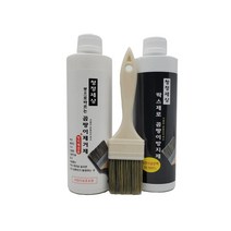 청정세상 곰팡이제거제500g+락스제로곰팡이방지제500ml 세트(붓1개 포함)