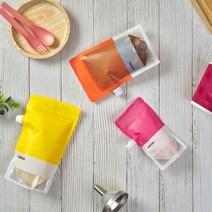 띵파우치 지퍼 투명 스파우트 파우치 음료팩 주스용기 150ml 200ml 300ml, 30매