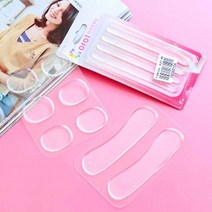 하이힐 실리콘 보호 패드 패치 3종 발바닥아 이클때 발앞꿈치 통증 운동화뒤꿈치수선 신발 _ 22092786EA, 쿠팡 4번샵 본상품선택, 쿠팡 4번샵 일자형타입(4개입)