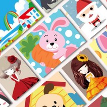 유화 미술 명화 그리기 셀프 배우기 DIY 예술 취미, (40X50) A-195 우리집 화분