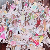 소녀의 일상4 인물 사람 스티커 인스 빈티지 다꾸 감성 다이어리 꾸미기 100매