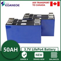 인산철배터리 인산철시동배터리 자동차배터리 차량용배터리 등급 a 1-32pcs 3.7v 50ah lifepo4 배터리 팩 리튬 철 인산염 각형 배터리 셀 팩 12v 24v rv, 4개