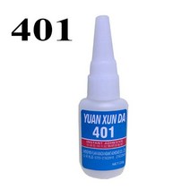 견고한 플라스틱 슈퍼 접착제 401 406 498 518 560 598 601 606 680 PVC ABS PU EVA 낮은 냄새 투명 인스턴, 02 20g 401