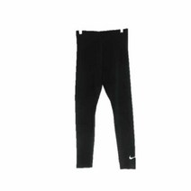 나이키스포츠 블랙 면혼방 스포츠레깅스 여자 6449