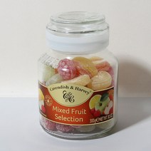 캐빈디쉬 하비캔디 혼합과일맛300g (병캔디), 300g, 1