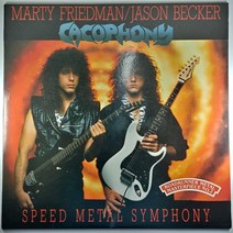 중고 LP CACOPHONY SPEED METAL SYMPHONY (자켓 음반 상태 최상)