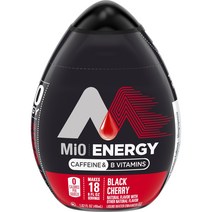 미오 에너지 카페인 & B 비타민 블랙 체리, 48ml, 1개