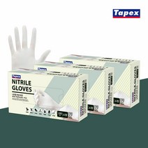 [KT알파쇼핑]니트릴장갑 테이팩스 식품인증 100매 소형 화이트, 상세페이지참조, 단일상품_개당 수량_상세페이지참조
