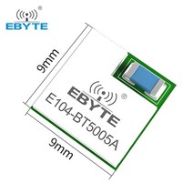 10pcs nRF52805 BLE 5.0 블루투스 무선 송신기 모듈 2.4GHz 저에너지 Ibeacon Iot 보드 EBYTE E104-BT5005A
