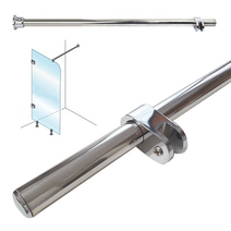 샤워부스 샤워실 욕실 파티션 부속 유리 지지대 픽싱바 칸막이, 지지대 1100mm세트, 1개
