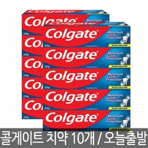 콜게이트 플루오라이드 치약 그레이트 레귤러 플레버, 250g, 10개