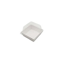 [직] 직사각 샌드위치 트레이 DRP-28 백색 박스/1000세트 (뚜껑포함 세트발송)