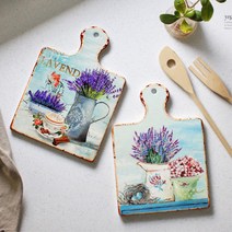 빈티지 손잡이 코르크 냄비받침 라벤다 주방소품 뜨거운냄비 주방잡화 북유럽받침, 화이트 포트