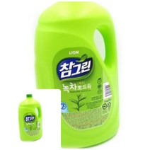 위월천 녹차뽀드득 주방세제 3L 용기 1EA 친환경다목적세정제 업소용주방세제 친환경세제