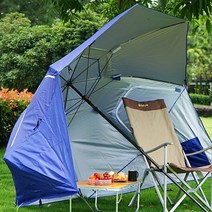 버터샵 BT 1초 우산 텐트 파라솔 원터치 텐트 핑크 블루, 1초 우산텐트(블루)