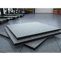 헬스장매트 헬스장 바닥재 바닥 블록 방음 두꺼운 DIY, 1x1미터 두께 2.5cm