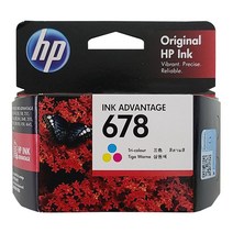HP 678 잉크, 컬러(CZ108AA), 5개