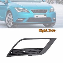 자동차 조명 앞 범퍼 안개등 램프 + 그릴 와이어 어셈블리 Seat Leon 2013, 05 Right Grille