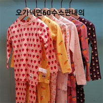 모이모이깜피(I) 모이모이깜피 NC05 오가닉면60수스판실내복 MO21F여택