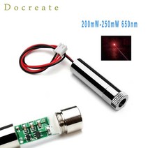 SHG 레이저 각인기 마킹기 레이져 소형 조각기레드 도트 초점 가능 200mW-250mW 650nm 레이저 모듈 발생기, 한개옵션0