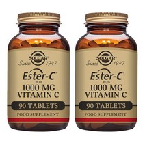 Solgar 에스터-C 플러스 비타민 C 1000mg 타블렛, 90개입, 2개