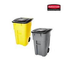 복스마켓 +[복스마켓]+_ 가정용음식처리통 아파트분리수거 주방음식물수거통 음식물쓰레기, option__ 브루트 대용량 바퀴 컨테이너 (188L, option__ 노랑