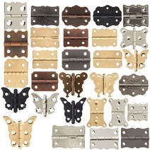 경첩 옛날 소가구 미니경첩 나비 힌지 소품 공예용, 46.경첩F001A-40 35x40mm 니켈, 1개