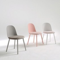 폴앤코코 젤리 인테리어 편한 식탁의자 화이트