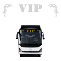 관광버스 VIP 리무진 스티커 2, 골드, 1개