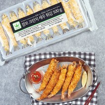 킹푸드 점보 크런치 새우튀김 500g 홀딱새우 헤드온새우 왕새우, 5팩