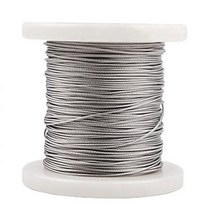 토토의선물&토토철물 와이어 롤 스텐 1mm1.2mm1.5mm 1.6mm DIY 인테리어 부속 그림 액자 사진 걸이 부품, 와이어/스텐/롤/1.6Tx200M