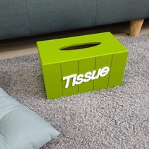 티슈케이스 그린 휴지케이스 화장지케이스 생활용품