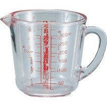 일본직발송 4. 타이거 크라운 계량컵 클리어 92×125×94mm P. 메이저컵 300cc 메타크릴 수지 212 B001UJJAI, 300cc  No . 212_One Color, One Color, 300cc  No . 212